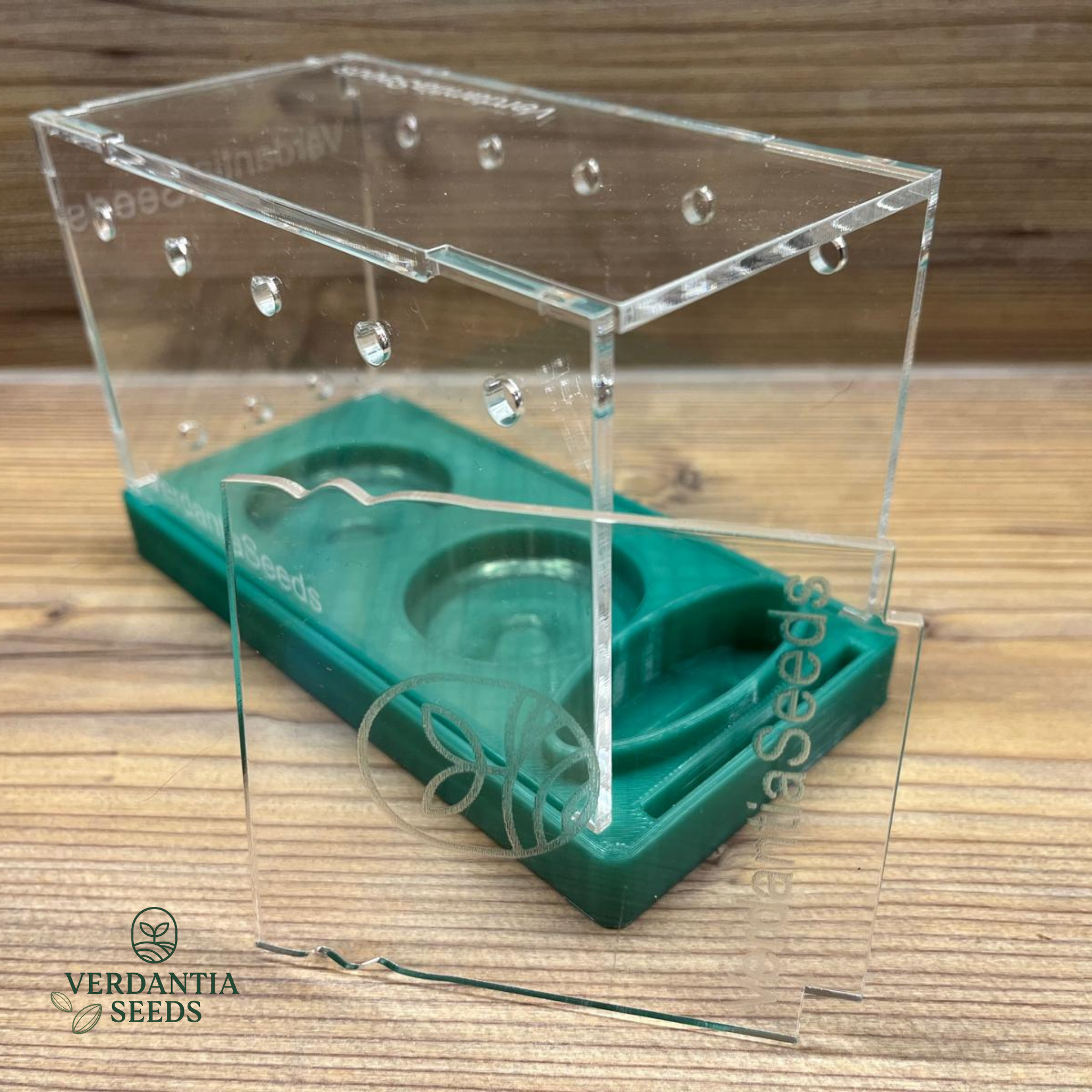 Verdantia Seeds Mini-Gewächshaus für 2 Kokos-Quellpads