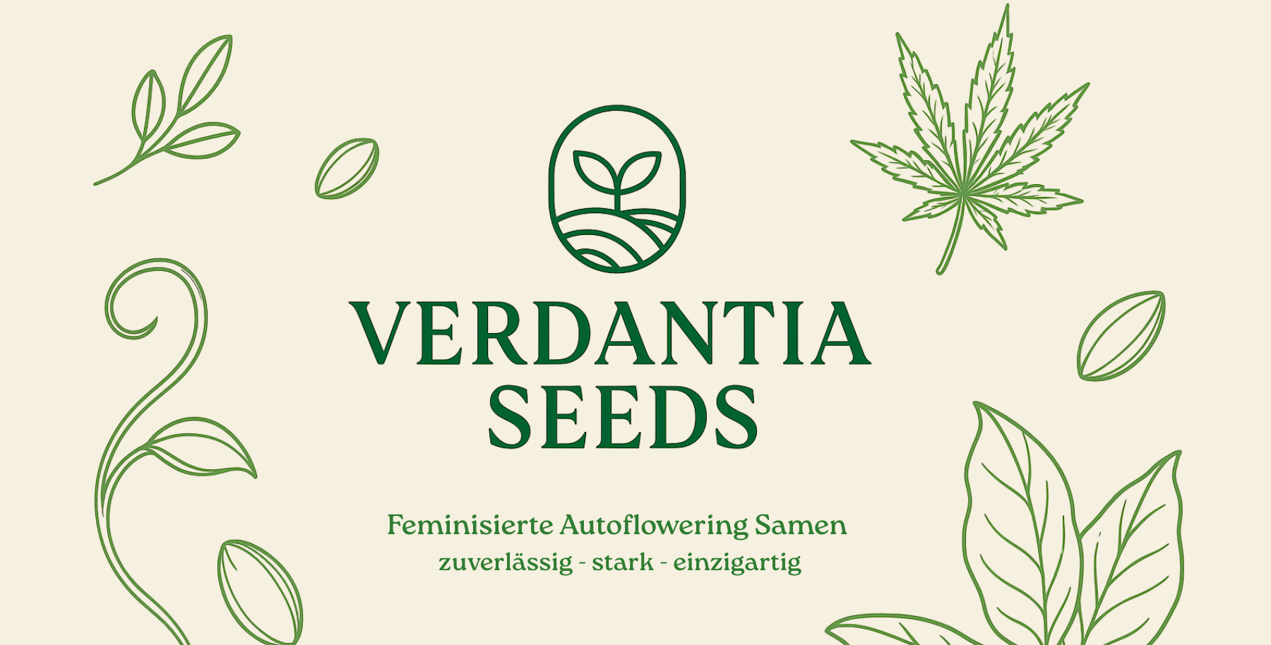 Verdantia Seeds – Feminiserte Autoflowering Cannabis-Samen: zuverlässig, stark, einzigartig – offizielles Hero-Bild. Verdantia Seeds | Legale feminisierte Autoflowering Samen kaufen in Deutschland