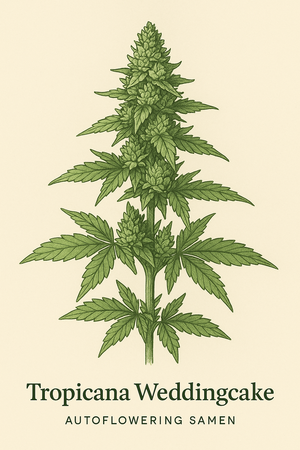 Tropicana Weddingcake Cannabis Samen | Premium Hanfsamen von Verdantia Seeds
